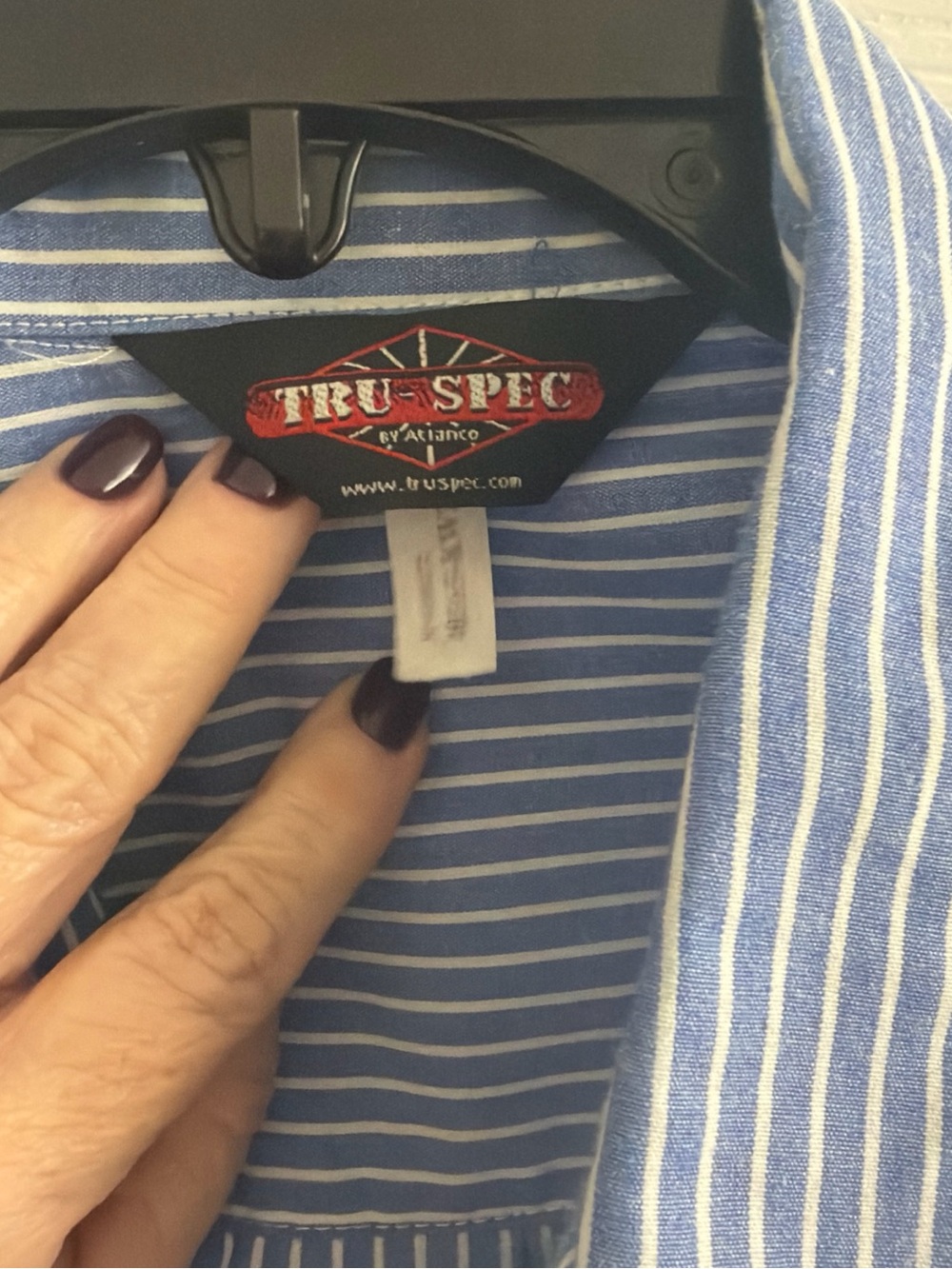 Tru-Spec Blue Stripe Button-Down Shirt